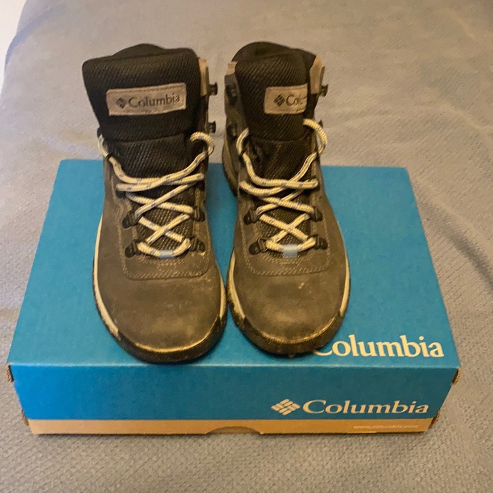 Grey Columbia Newton Ridge Plus 7.5 Boots